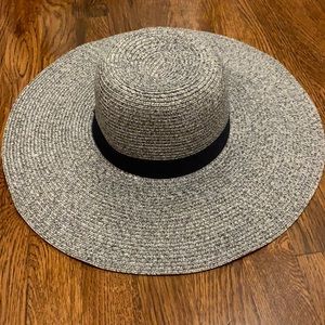 Navy blue floppy hat